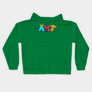 Sick Art Funny Original Cute Literally Sick Letters Cartoon Kids Hoodie